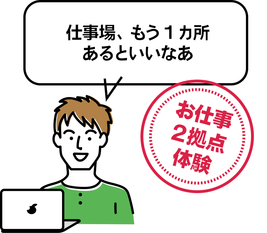 仕事場、もう1カ所あるといいなあ【お仕事２拠点体験】